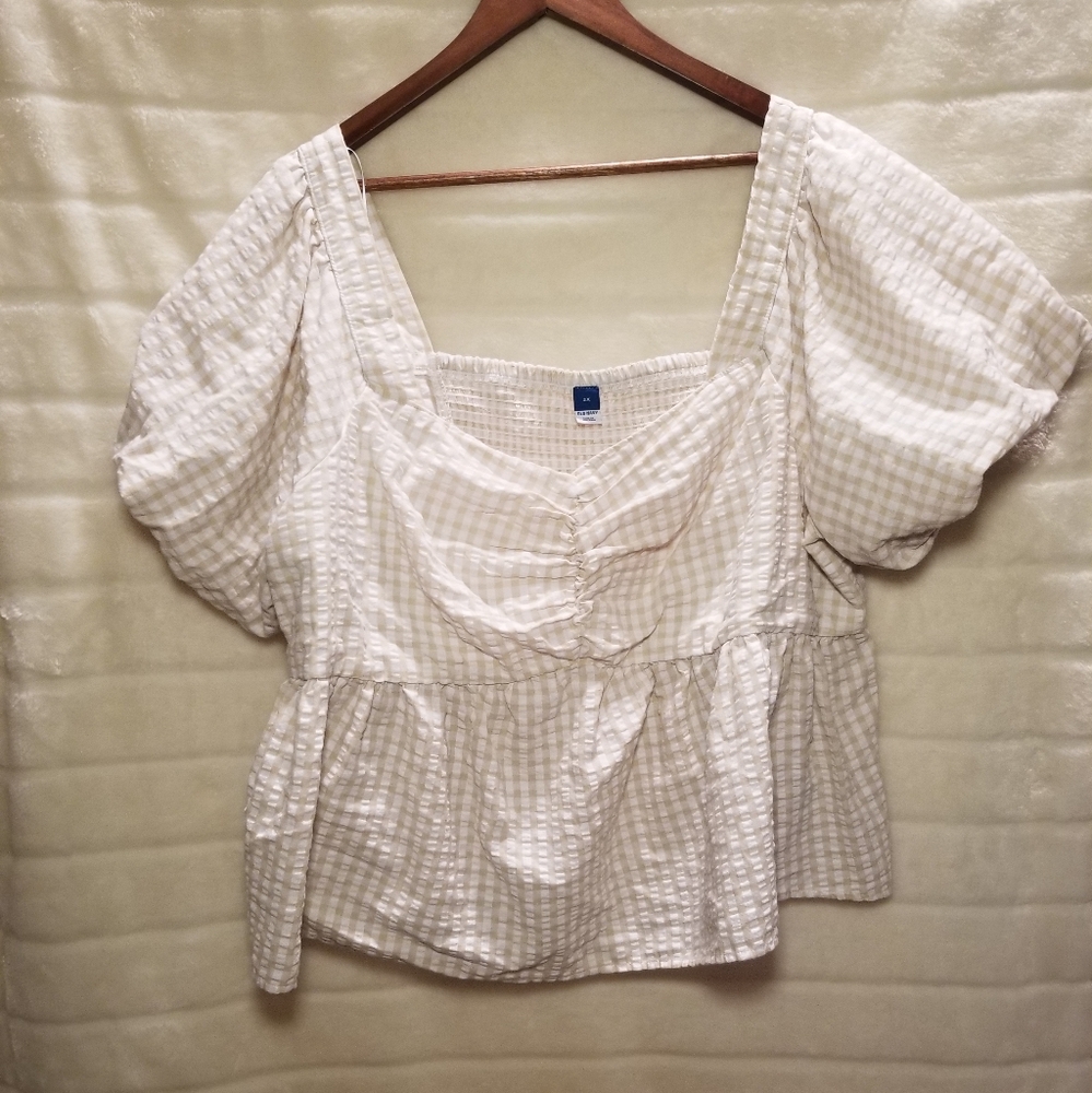 Old Navy Gingham Top